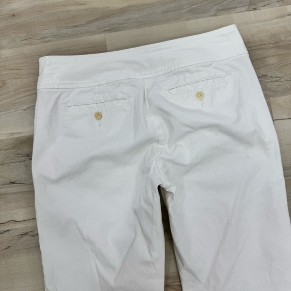Talbots signature wide leg sailor pants Sz 8 White - Picture 7 of 8